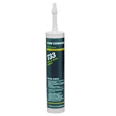 Dow Corning Gasketing, RTV Silicone, Multipurpose, Clear, 10.1 Oz 733 CLEAR 10.1OZ CTG